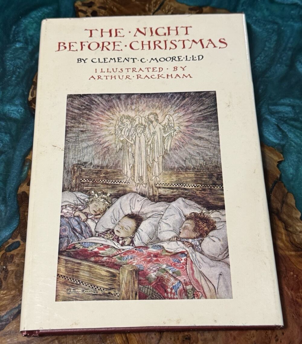 The Night Before Christmas By Arthur Rackham - 1976 Hardcover w/ Dust Jacket